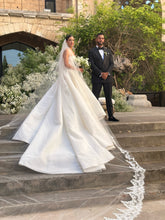C2024-BG5S - Strapless embroidered a-line wedding gown